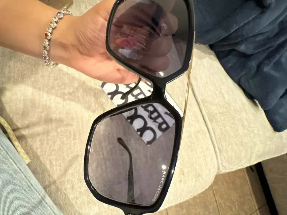 Marc Jacobs MARC 417/S Square Sunglasses in Black